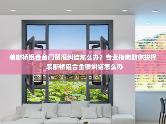 装断桥铝合金门窗很纠结怎么办？专业指南助你抉择_装断桥铝合金很纠结怎么办