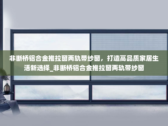 非断桥铝合金推拉窗两轨带纱窗，打造高品质家居生活新选择_非断桥铝合金推拉窗两轨带纱窗