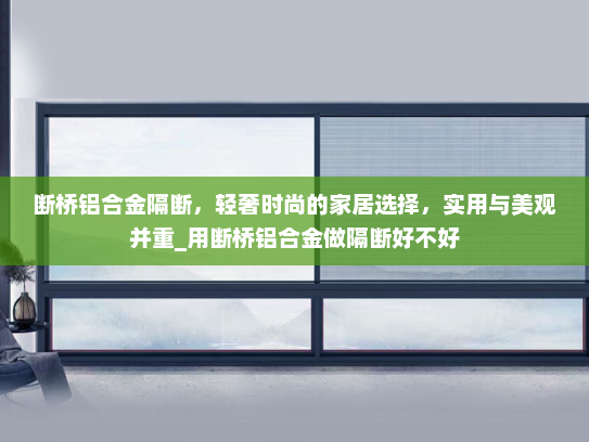 断桥铝合金隔断，轻奢时尚的家居选择，实用与美观并重_用断桥铝合金做隔断好不好